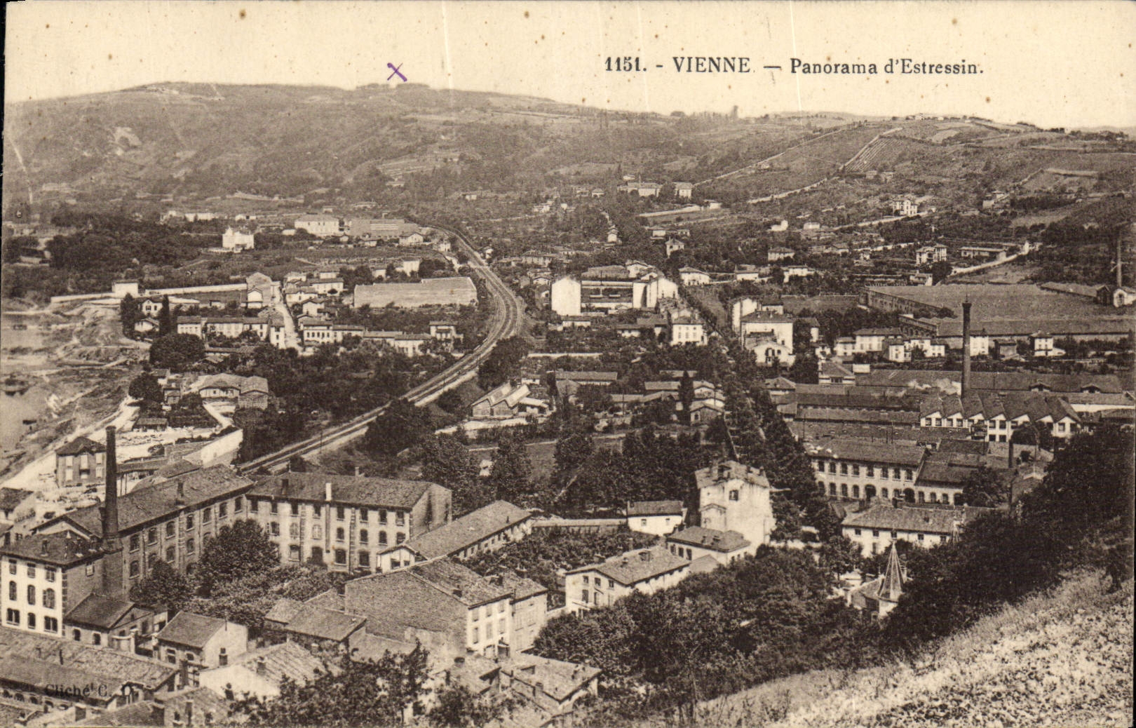 CPA Vienne Panorama D'Estressin