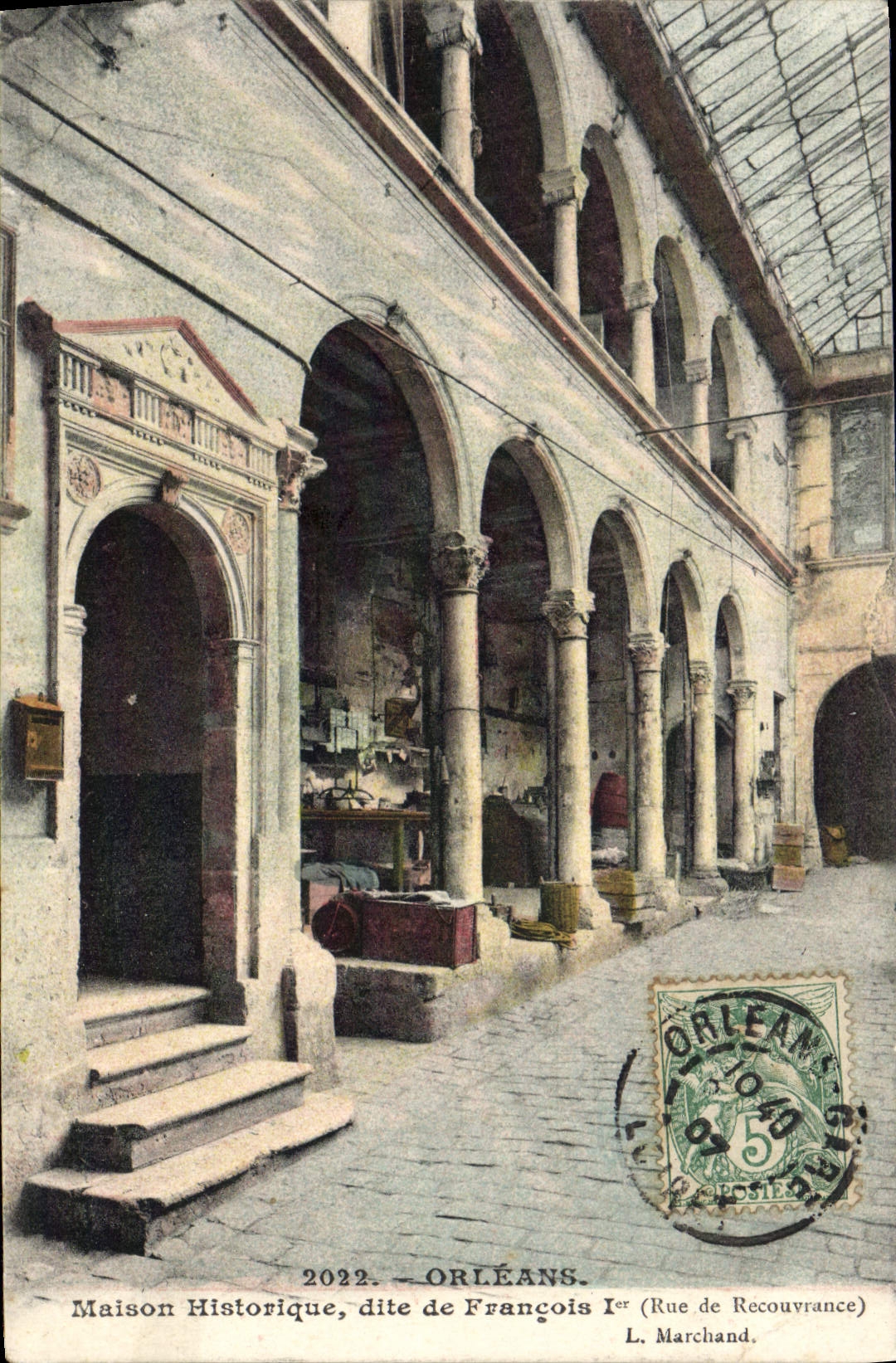 CPA Orleans Maison Historique Dite De Francois 1er Rue de Recouvrance