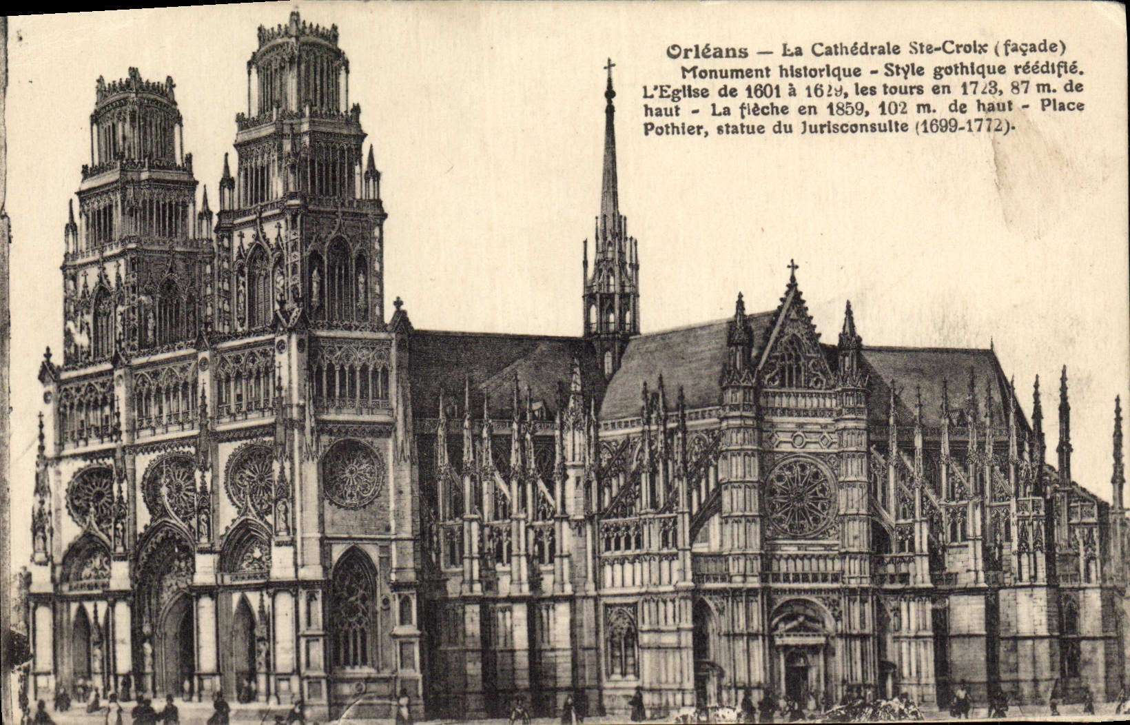 CPA Orleans La Cathedrale Ste Croix