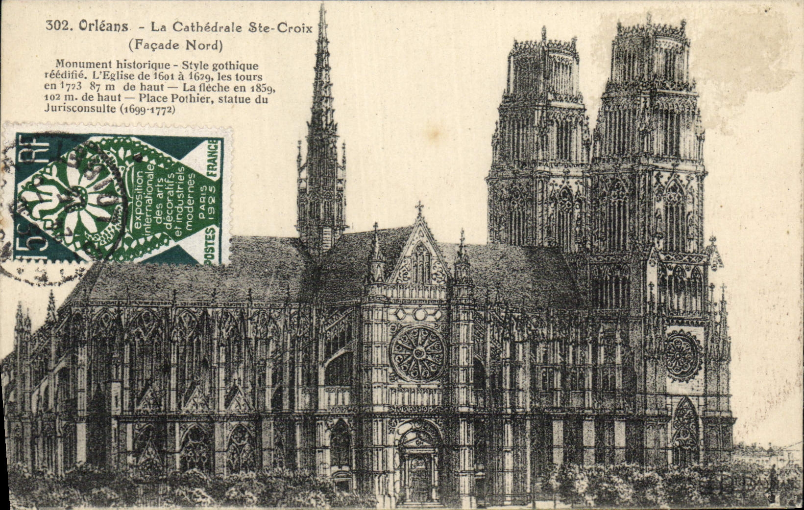 CPA Orleans La Cathedrale Ste Croix