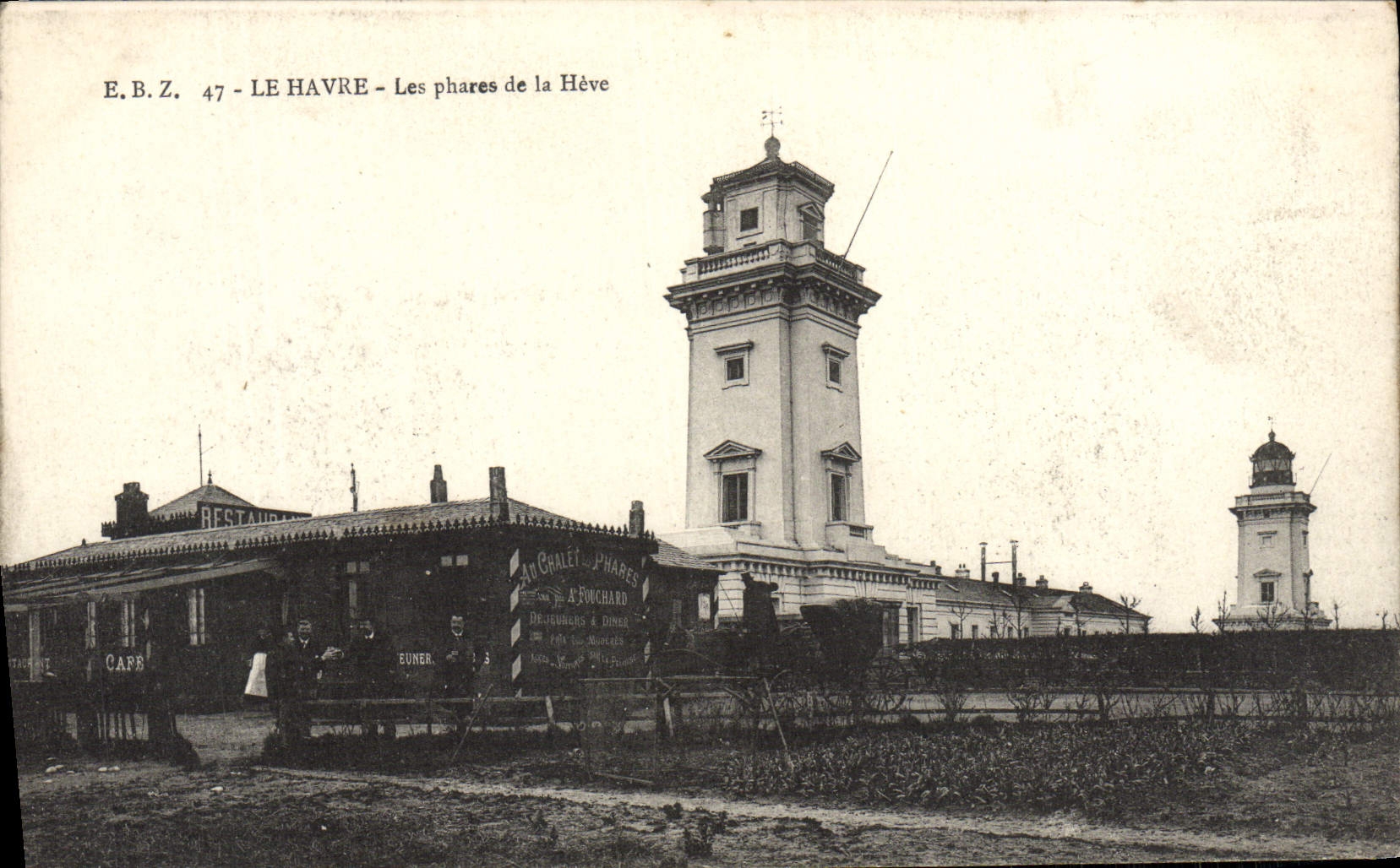 CPA Le Havre Les Phares De La Heve