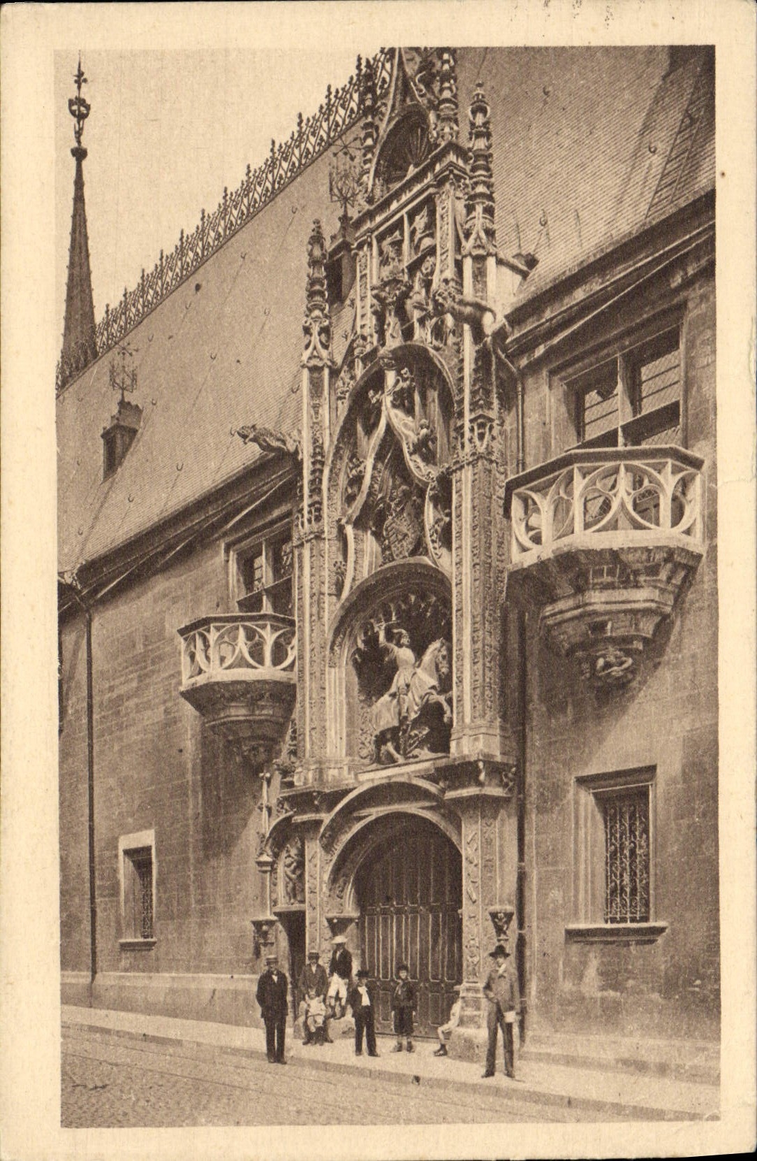 CPA Nancy Palais Ducal Petite et grande porterie