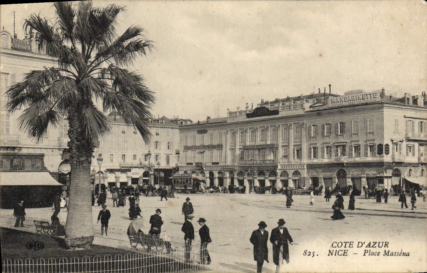 CPA Cote D'Azur Nice Place Massena