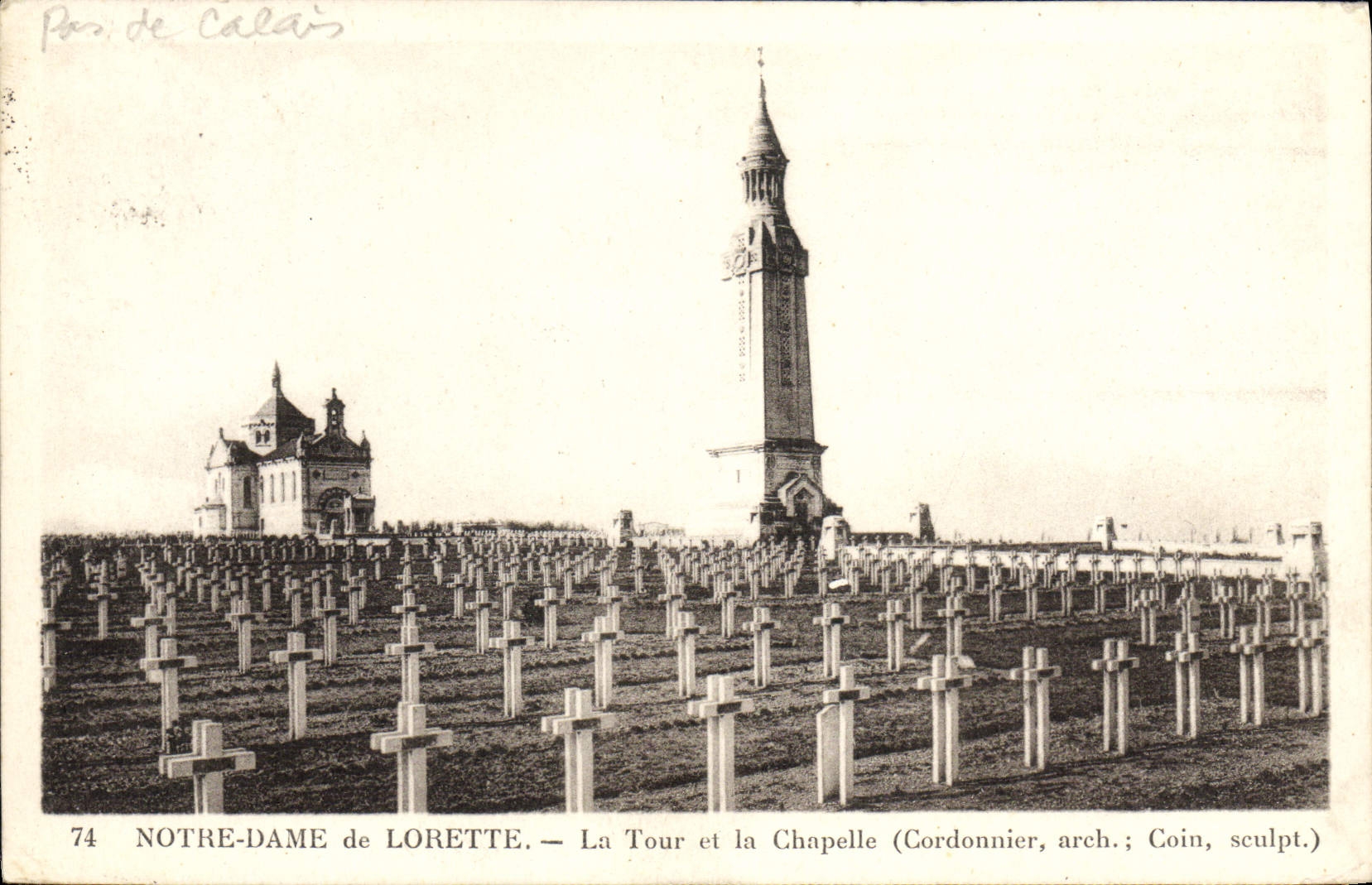 CPA Notre Dame De Lorette La Tour Et La Chapelle