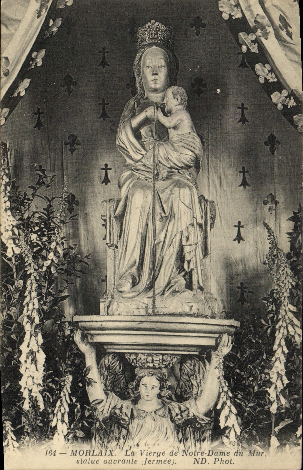 CPA Morlaix La Vierge De Notre Dame Du Mur