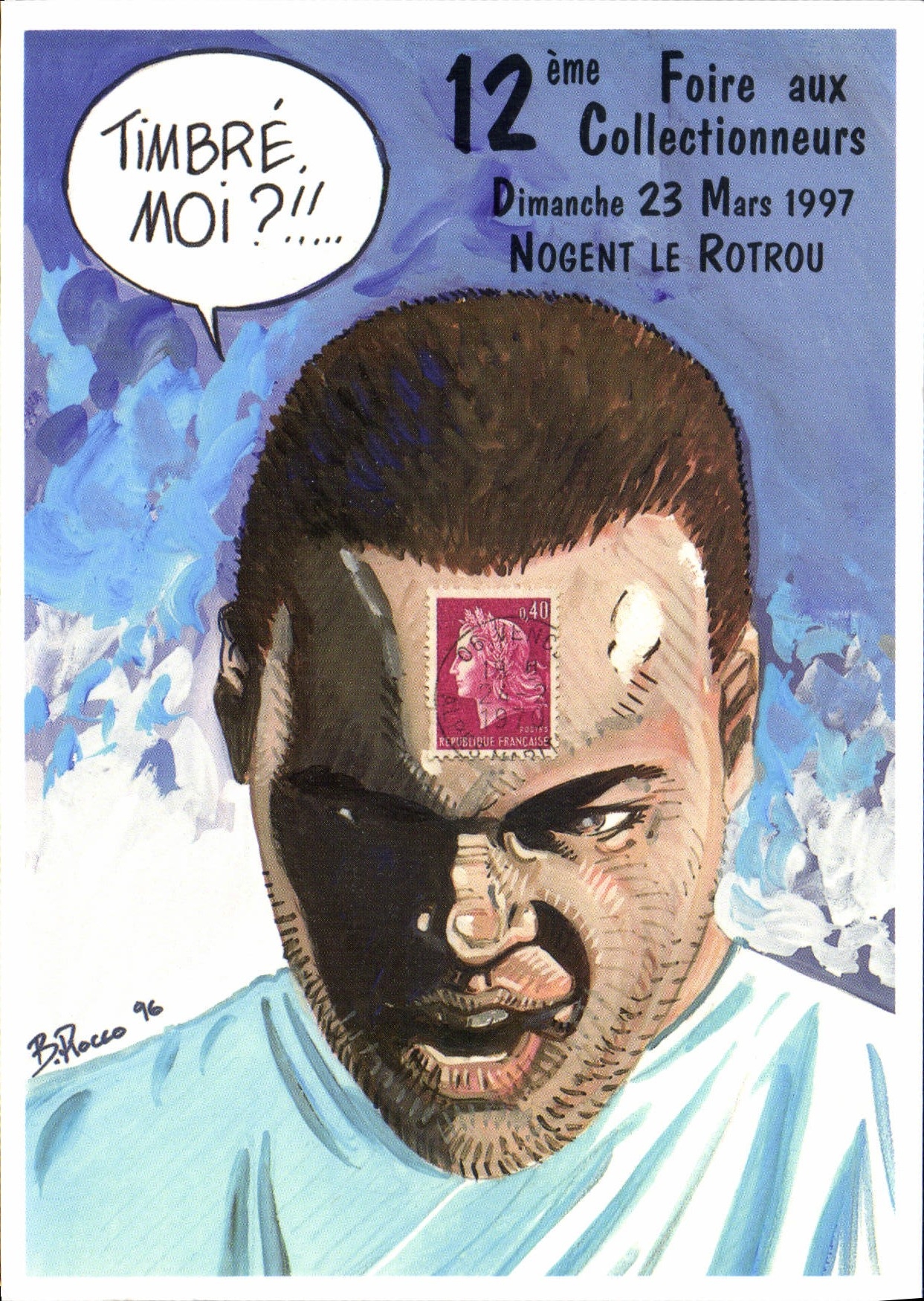 CPM Nogent Le Rotrou Foire aux collectionneurs 1997