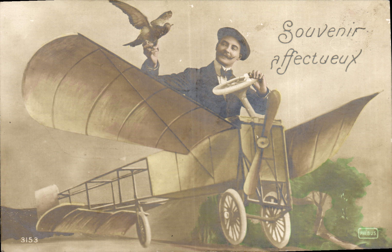 POSTAL de la VENDIMIA para recordar el plano cariñoso