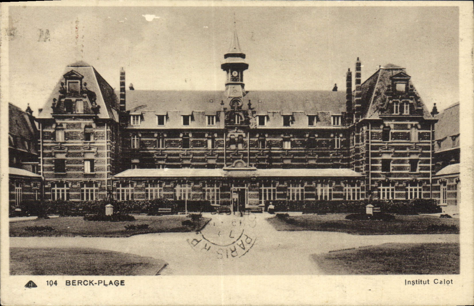 CPA Berck Plage Institut Calot 