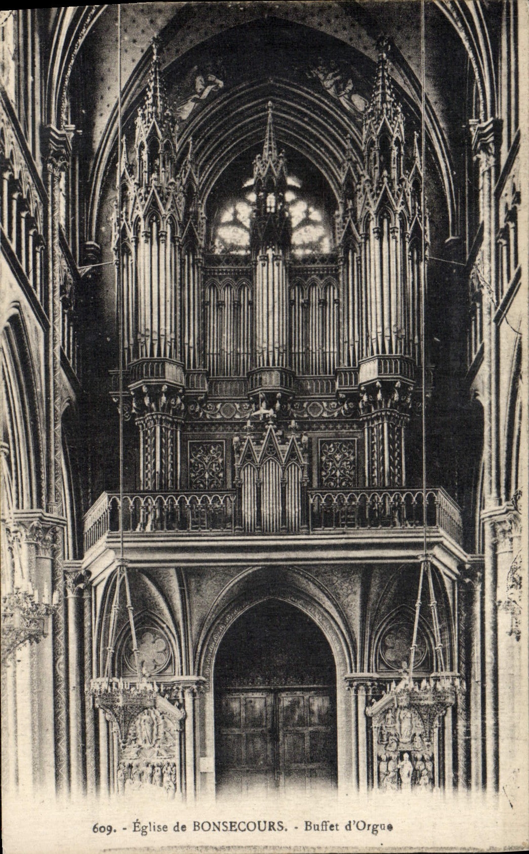 CPA Eglise De Bonsecours Buffet D'Orgue
