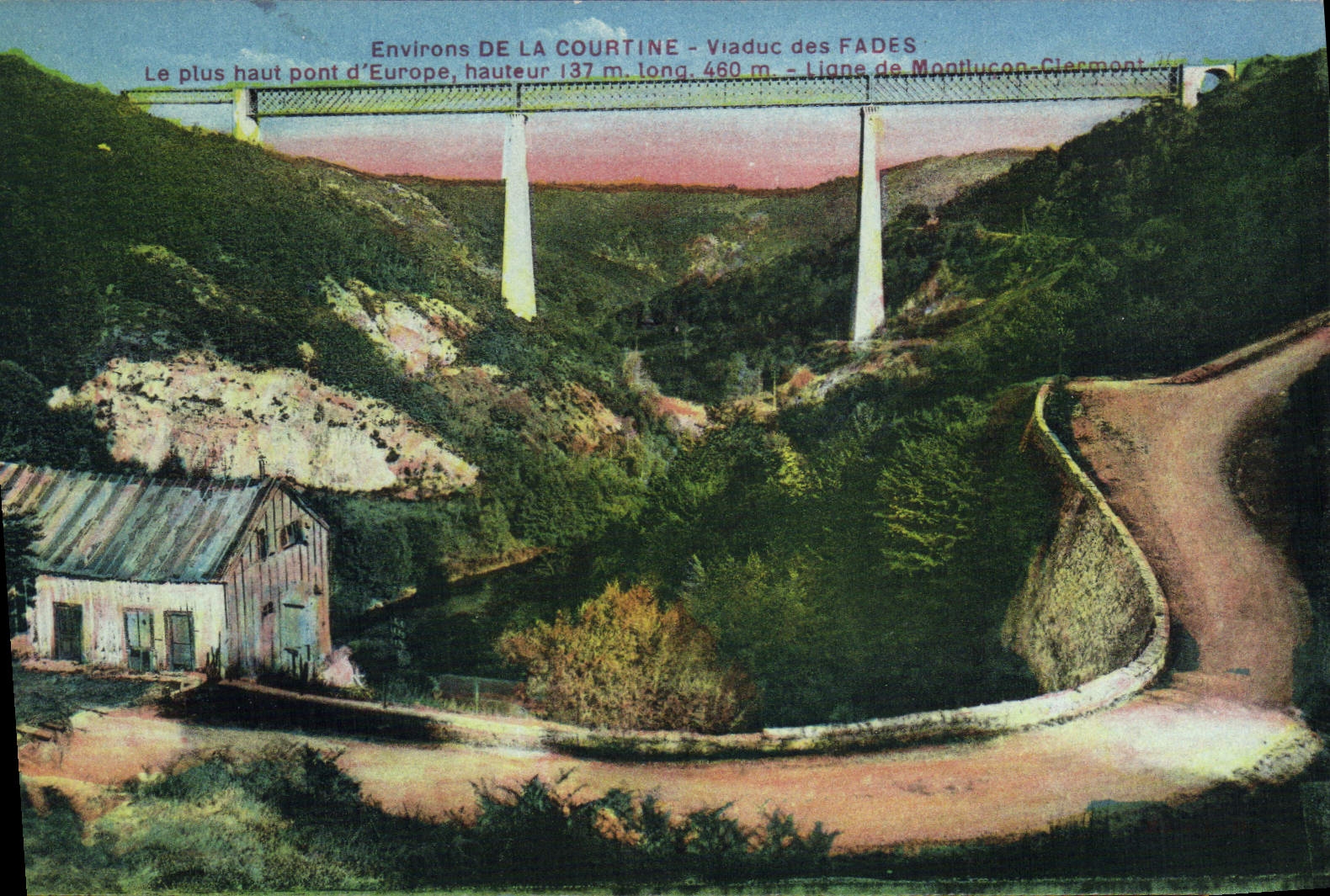 CPA Environs De La Courtine Viaduc Des Fades