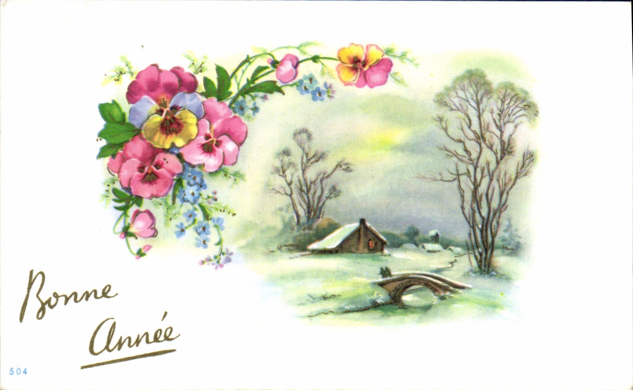 CPA Fantaisie Bonne Annee