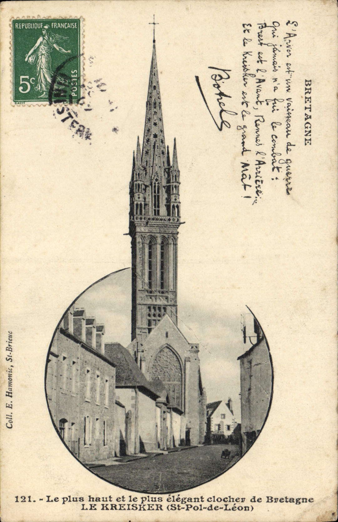 CPA Bretagne Le Kreisker St Pol de Leon Botrel