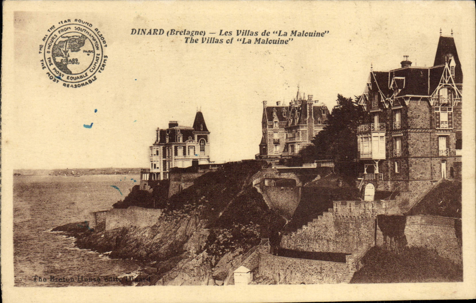 CPA Dinard Les Villas De La Malouine