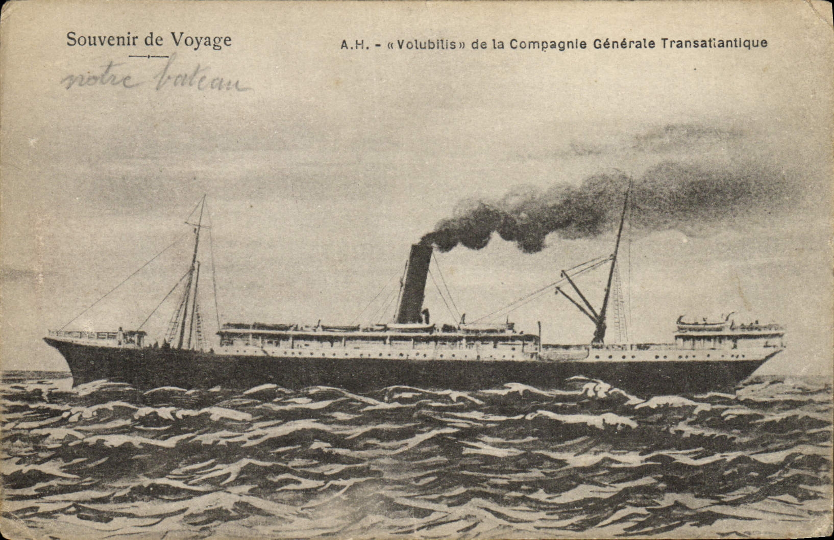 CPA Volubilis de la Compagnie Generale Transatlantique