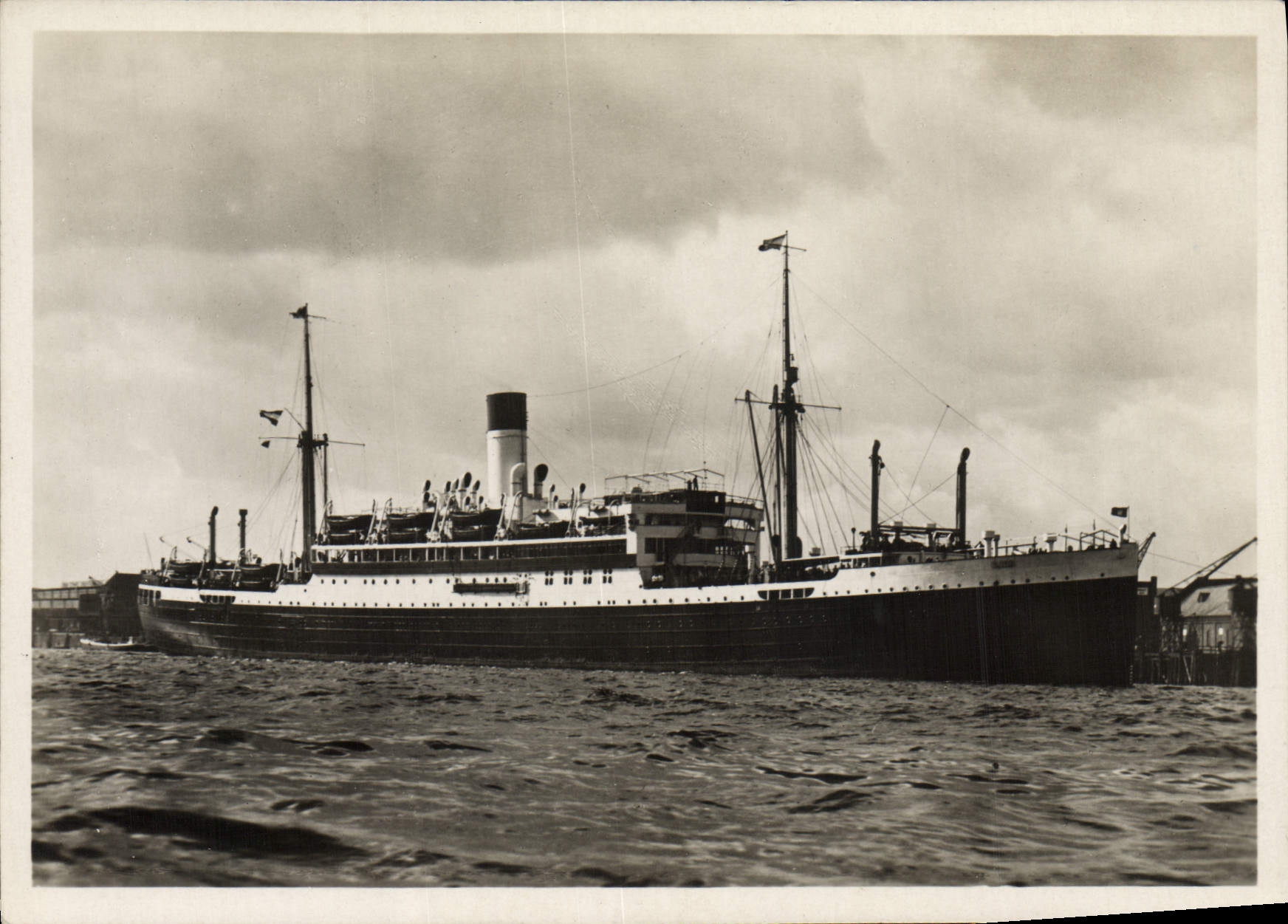 CPA Hamburg Sudamerikanische Dampfschiffahrts Gesellschaft Schnelldampfer Cap Norte