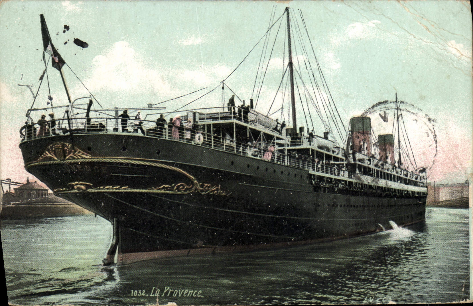 CPA La Provence Bateau 