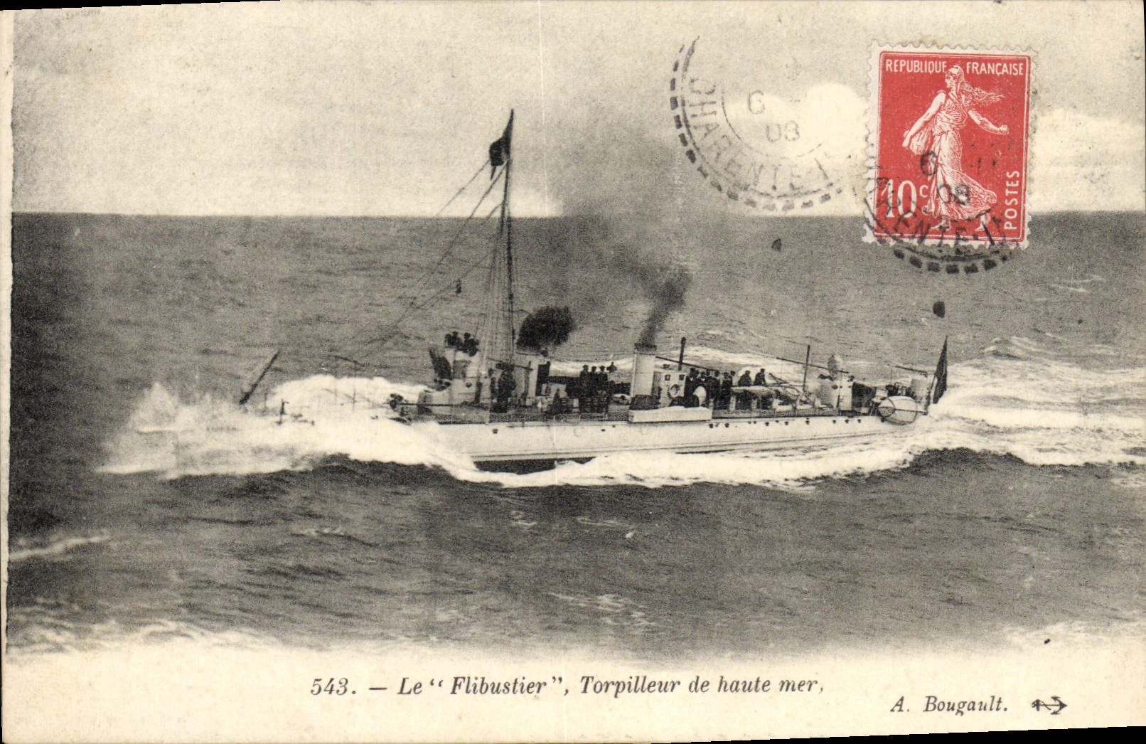 CPA Le Flibustier Torpilleur de haute mer Bateau