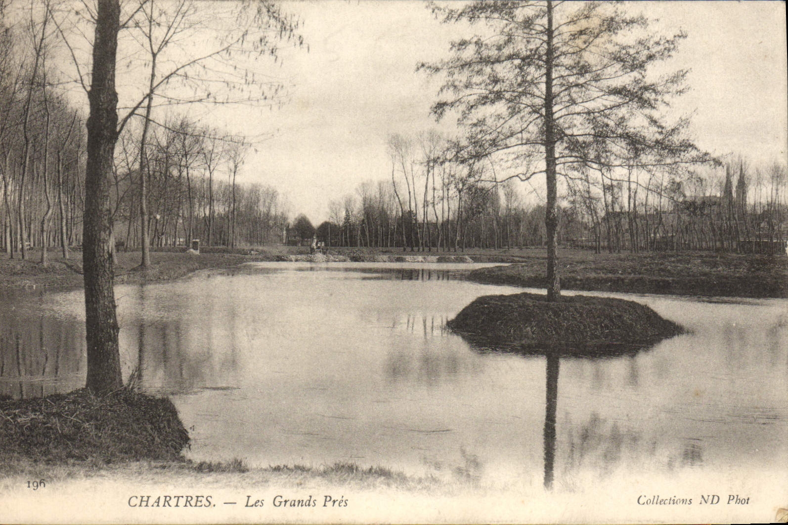 POSTAL Chartres de la VENDIMIA las grandes cerca