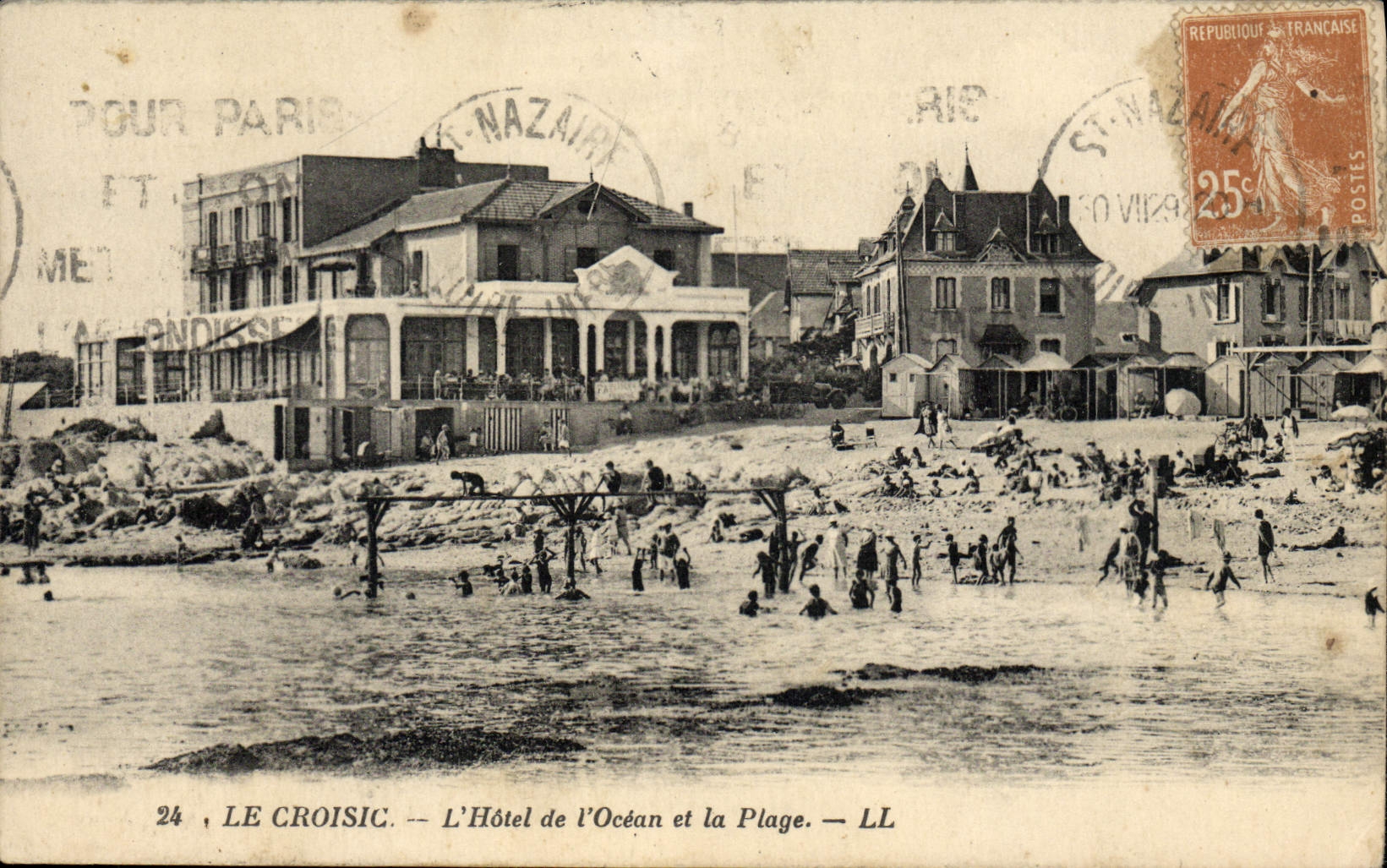CPA Le Croisic L'Hotel de L'Ocean et la Plage