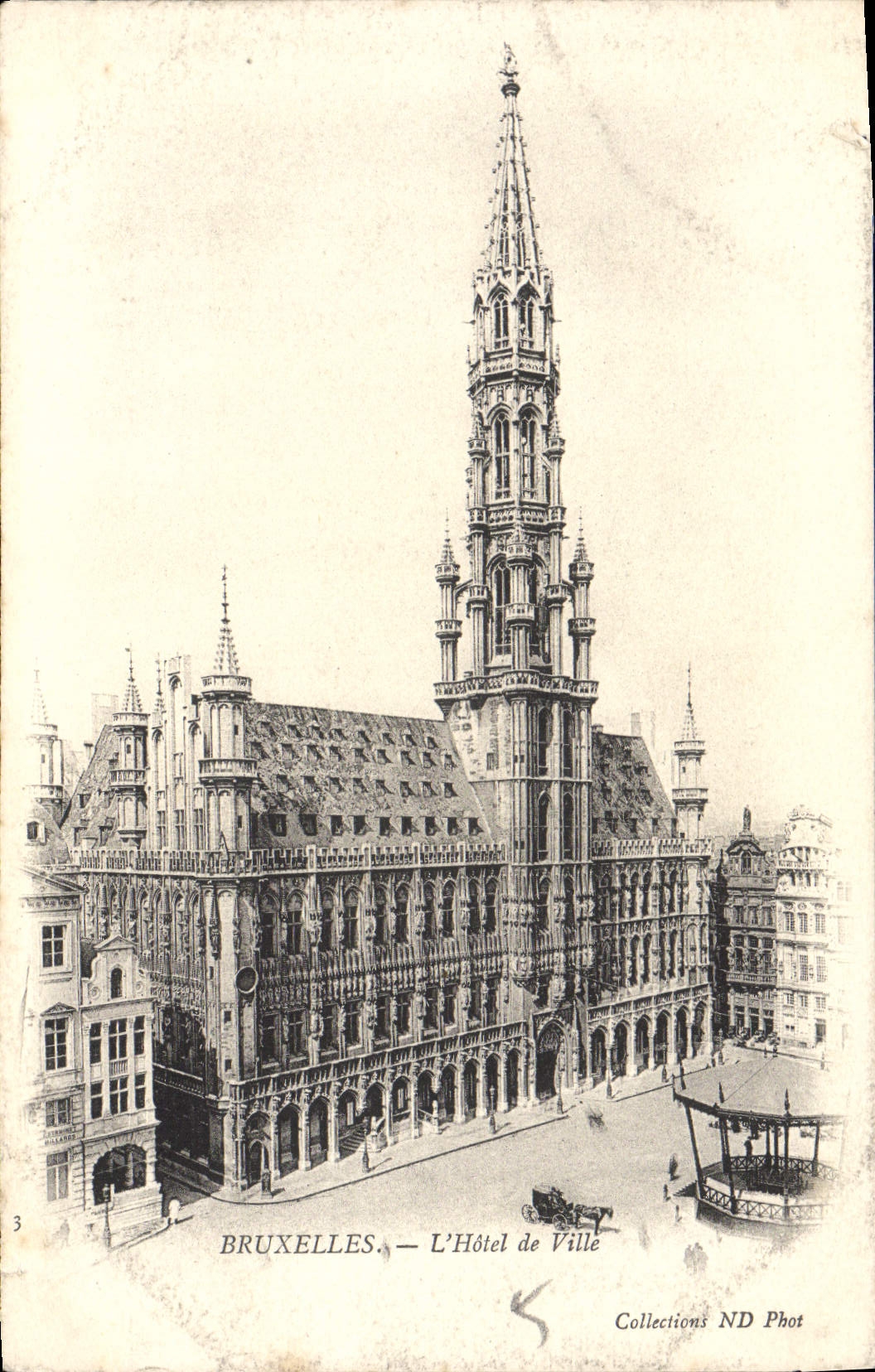 CPA Bruxelles L'Hotel de Ville