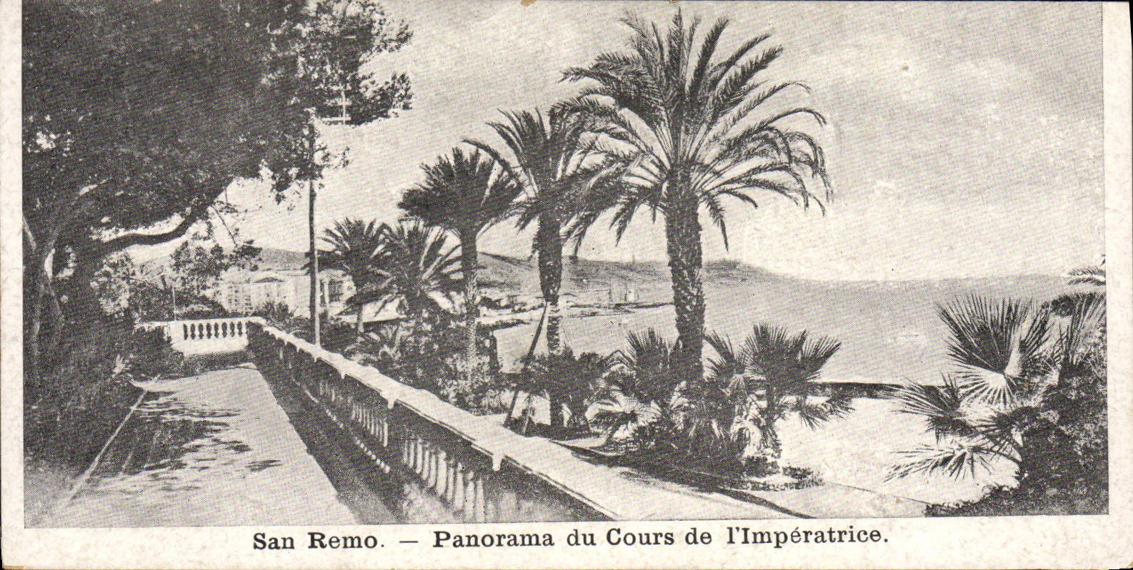 CPA San Remo Panorama du Cours de L'Imperatrice