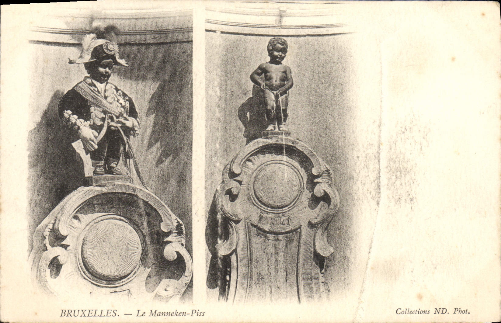 CPA Bruxelles Le Monneken Piss