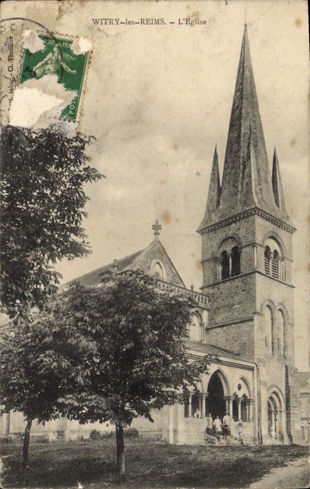 CPA Witry les Reims L'Eglise