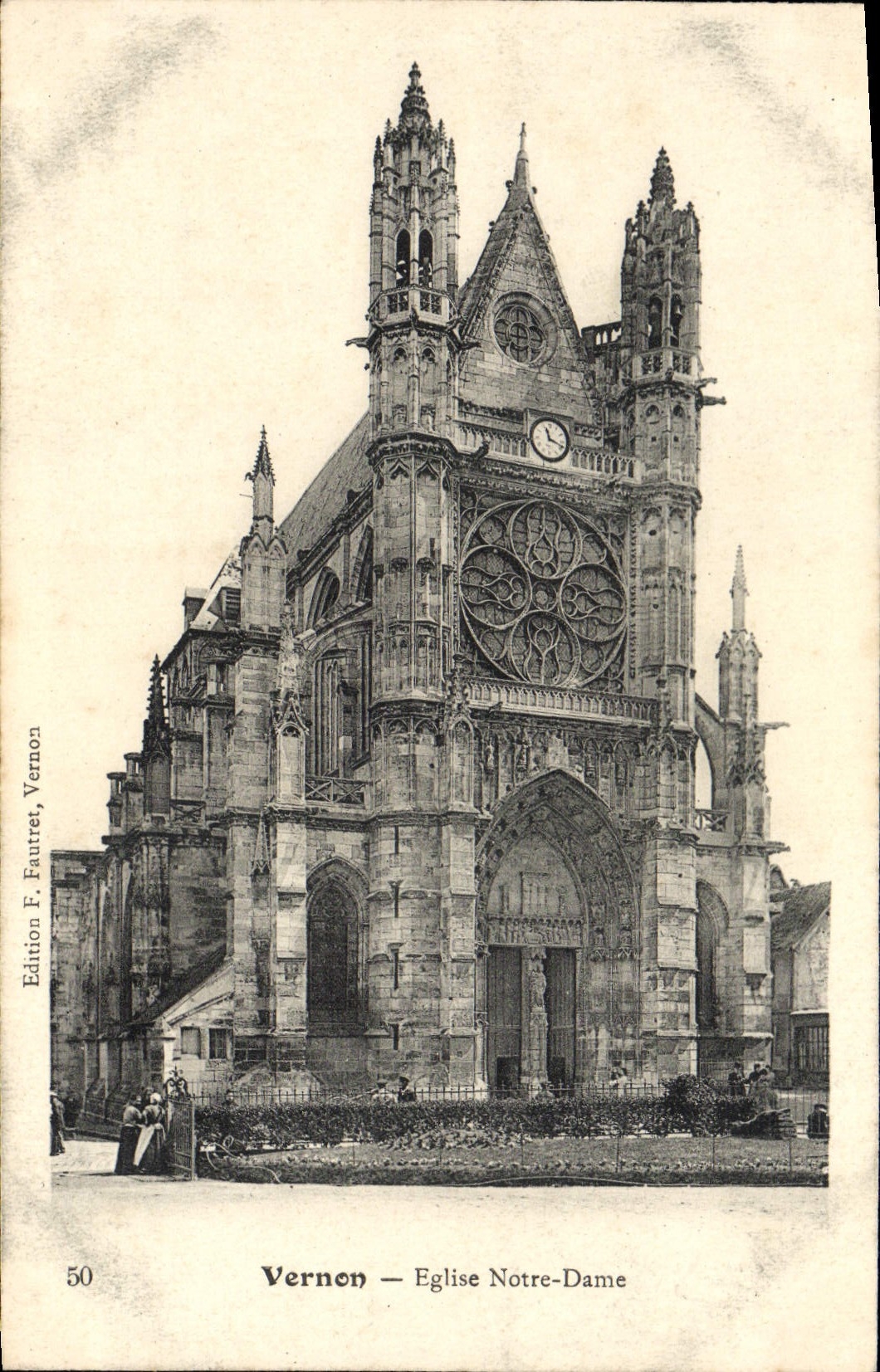 CPA Vernon Eglise Notre Dame