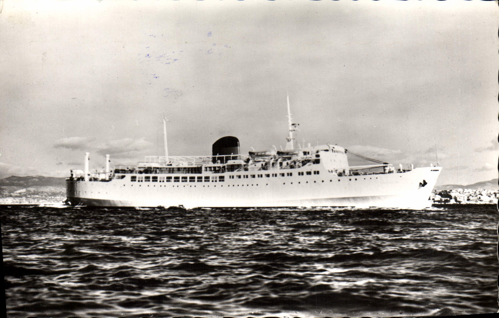 CPM compagnie Generale Transatlantique French Line Paquebot Napoleon 