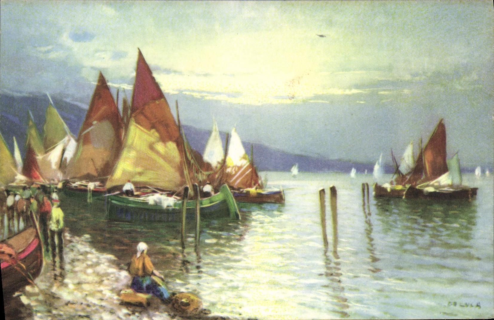 CPA Bateaux de peche 