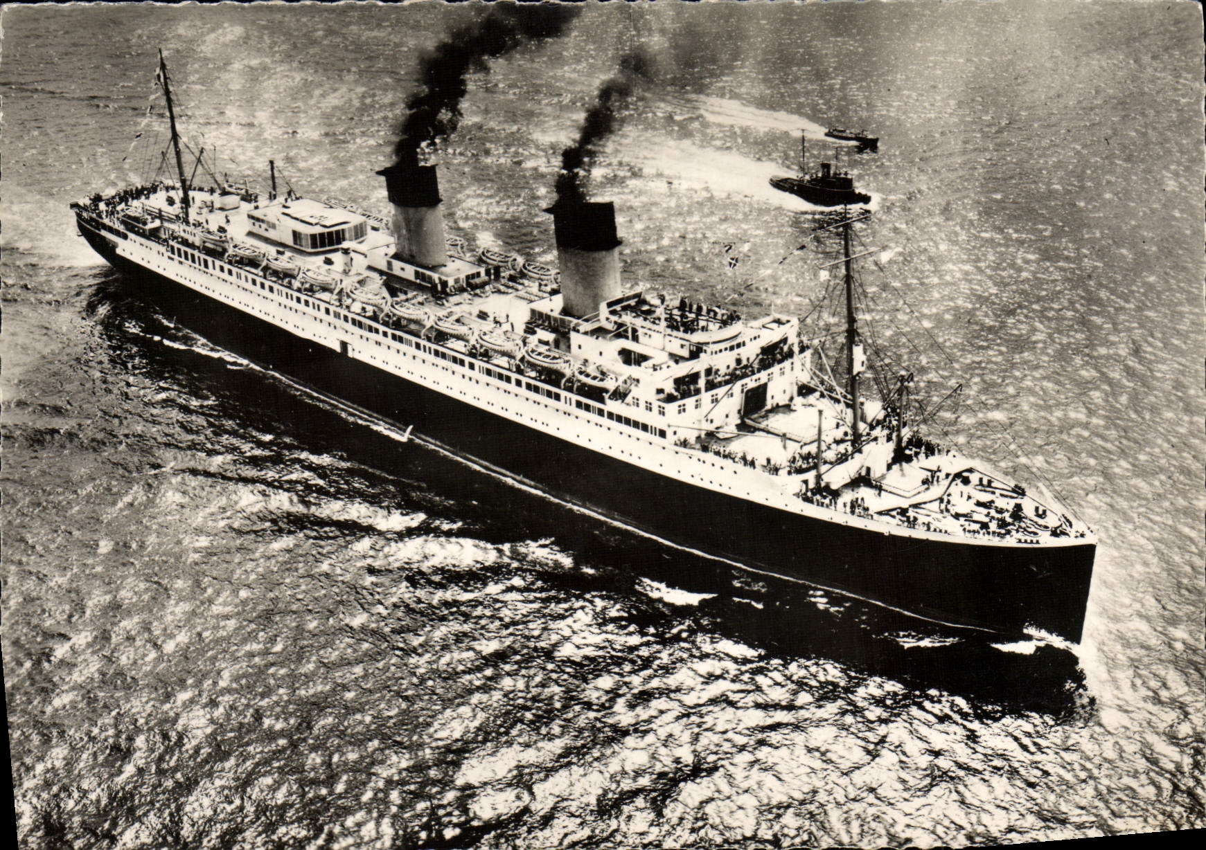 CPM SS Ile De France Compagnie Generale Transatlantique