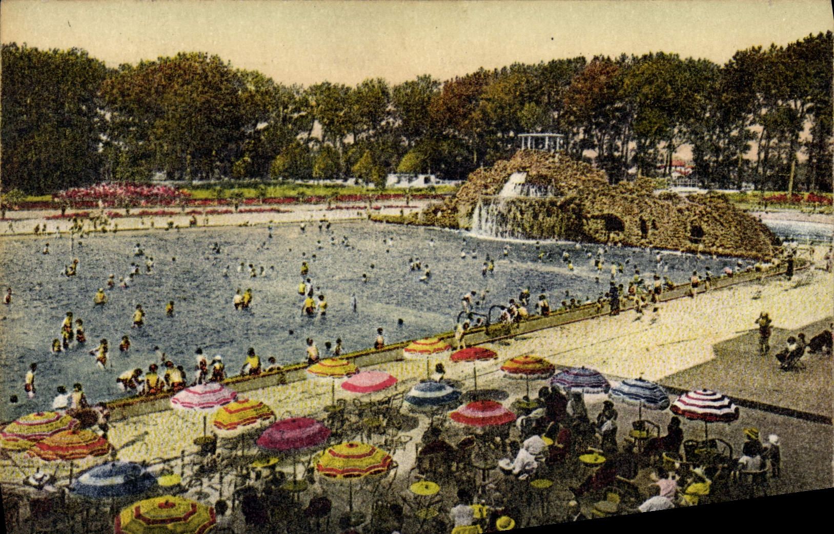 CPA Toulouse Grande Piscine municipale Terrasse et grand bassin 