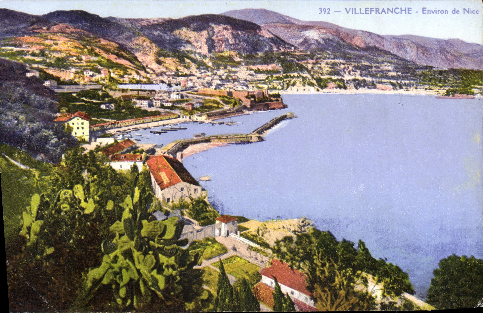 CPA Villeranche Environs de Nice