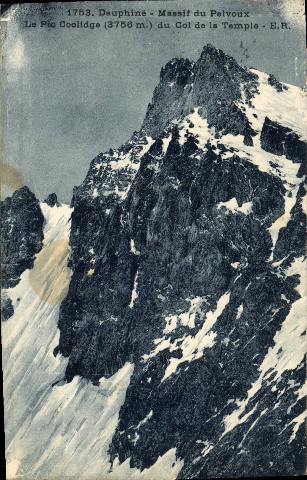CPA Dauphine Massif du Pelvoux Le Pic Coolidge du col de la temple