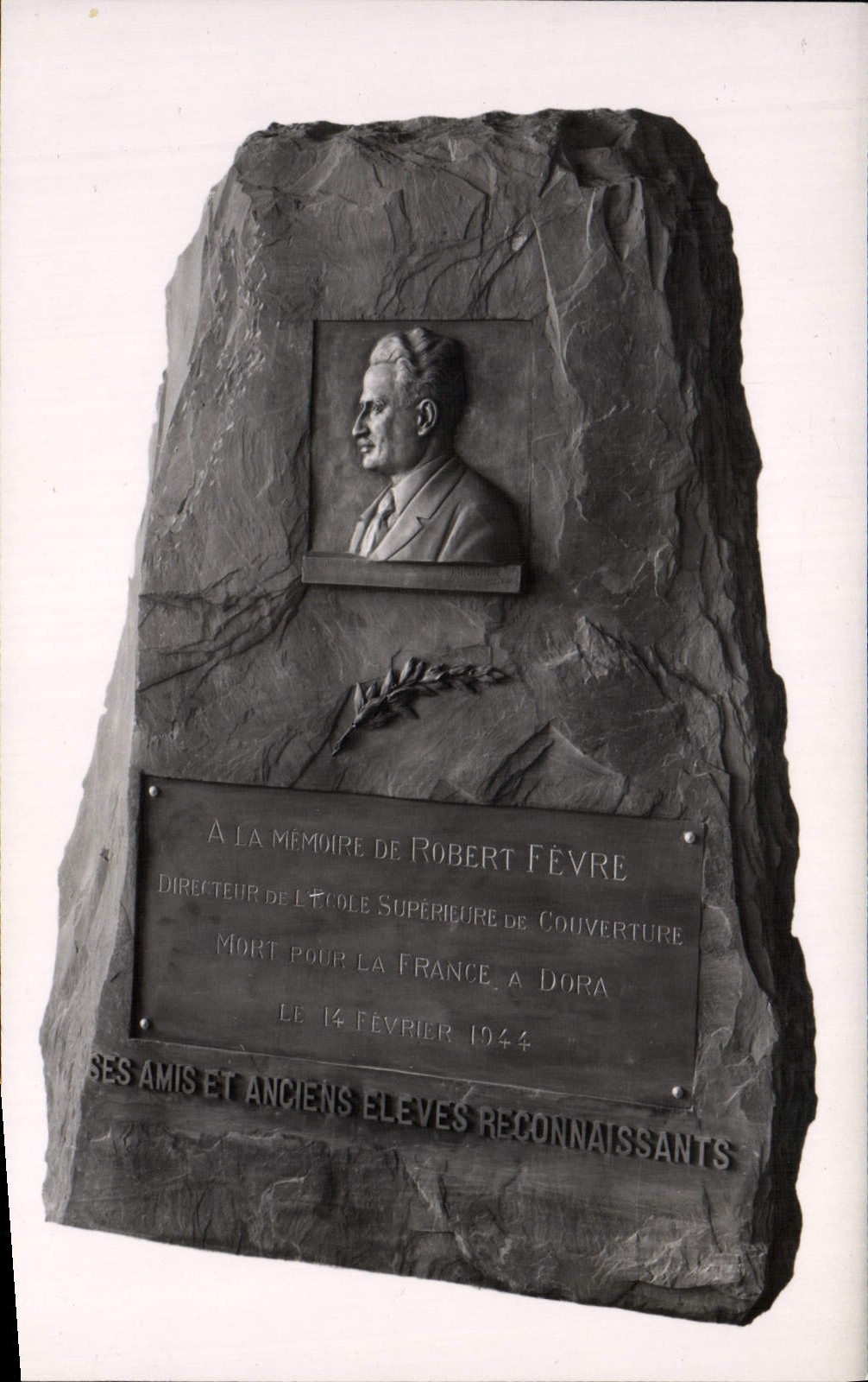 POSTAL MODERNA la dirección de Roberto Fevre de la universidad de la cubierta doró Militaria el 14 de febrero de 1944