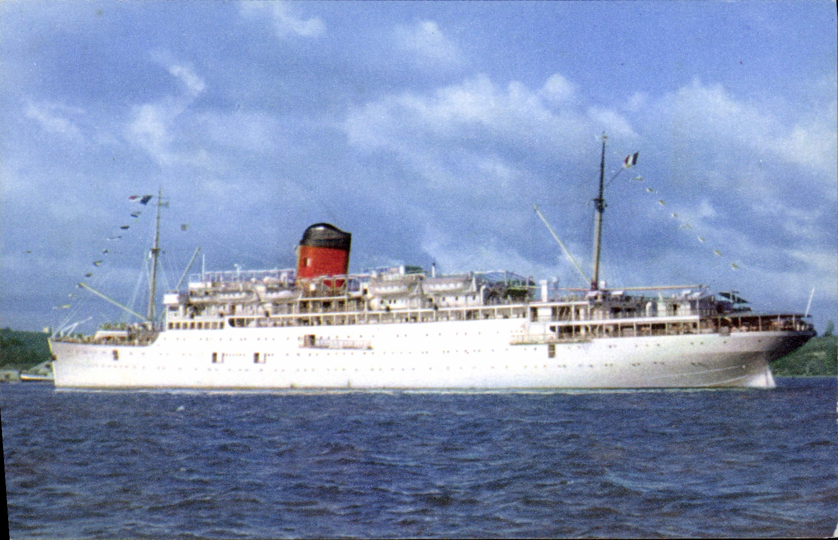 CPA Colombie Lignes des Antilles Francaises et Anglaises et de la Cote Ferme