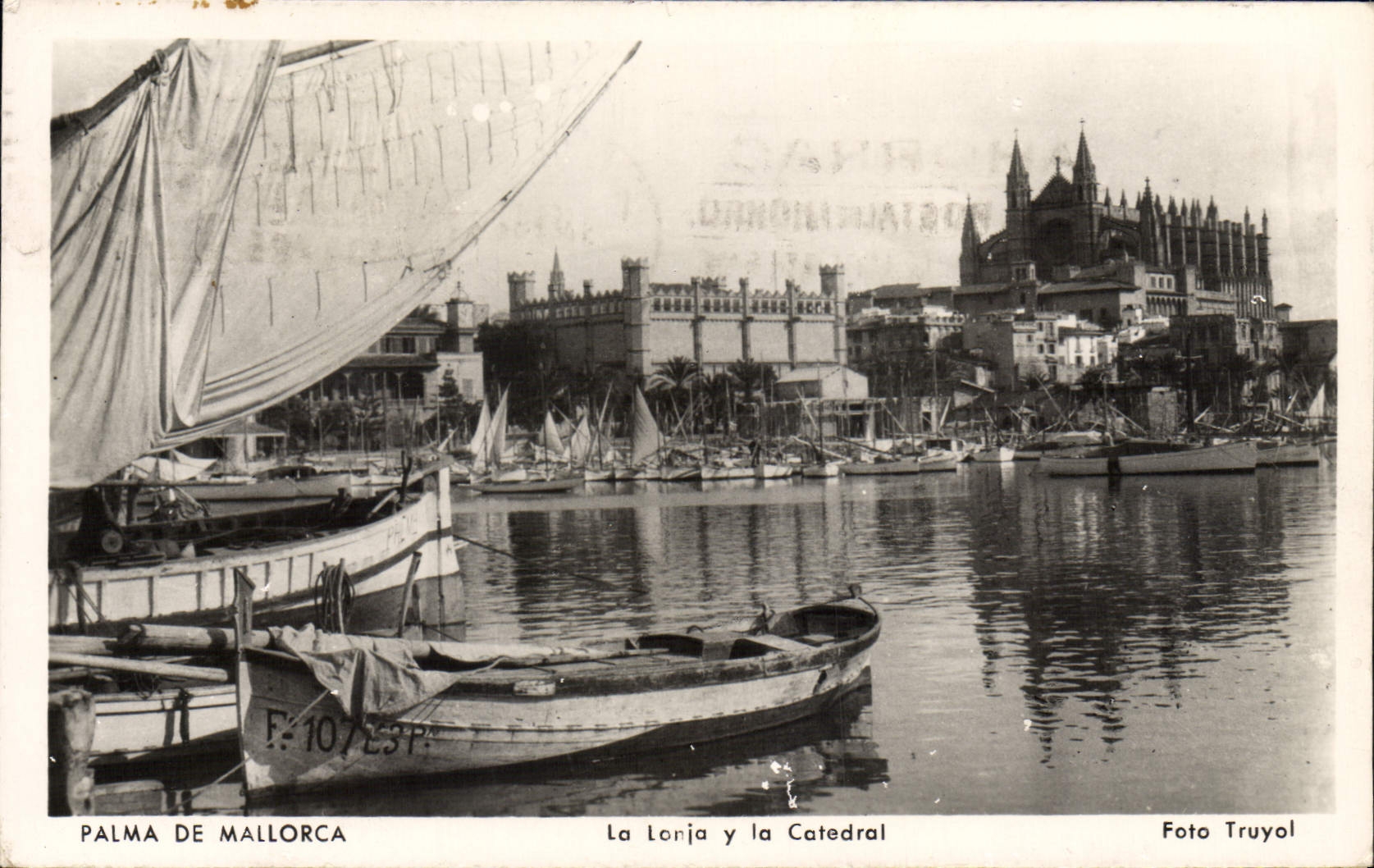 CPA Palma De Mallorca La Lonja y La Catedral