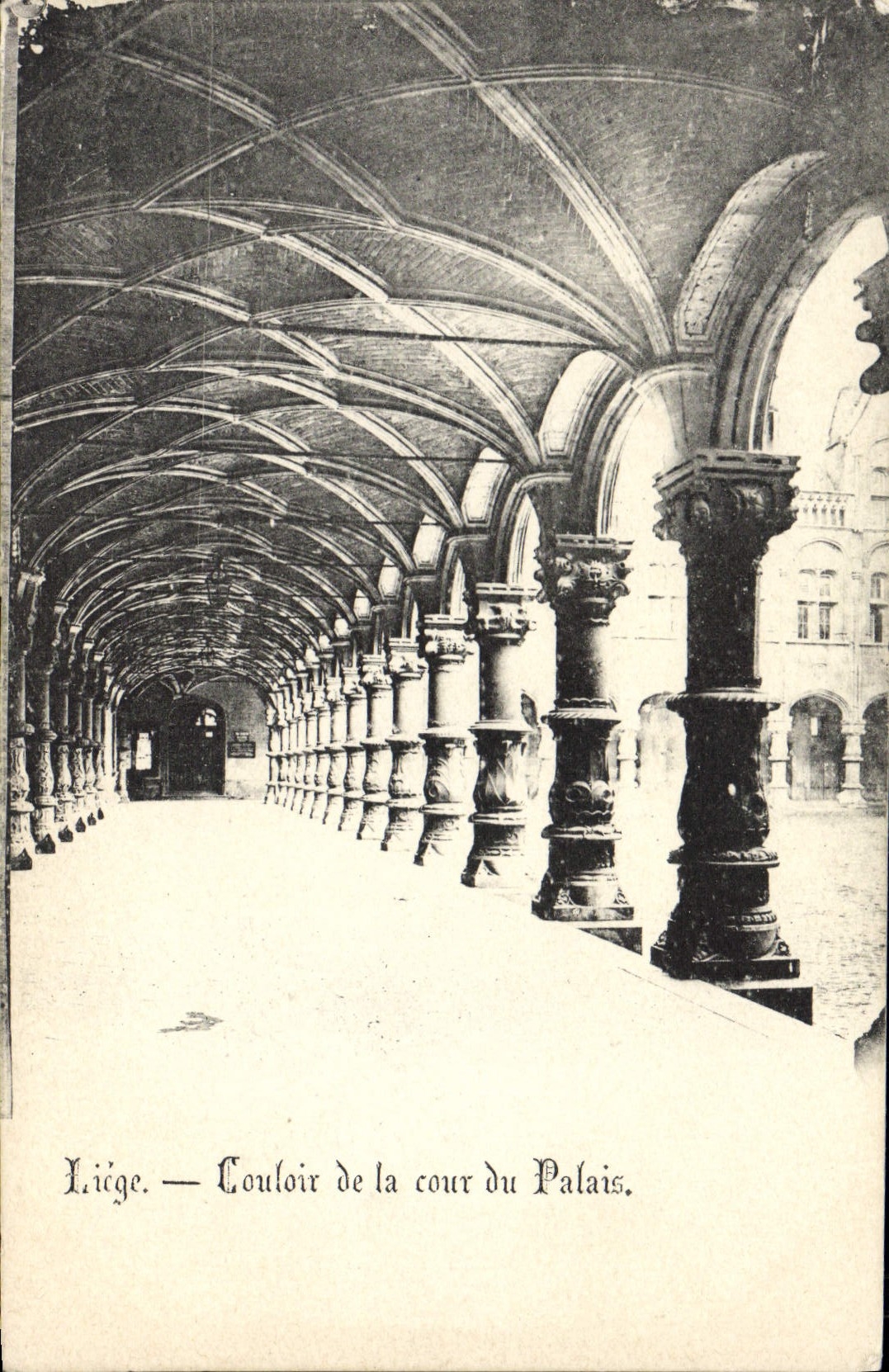 CPA Liege Couloir De La Cour Du Palais