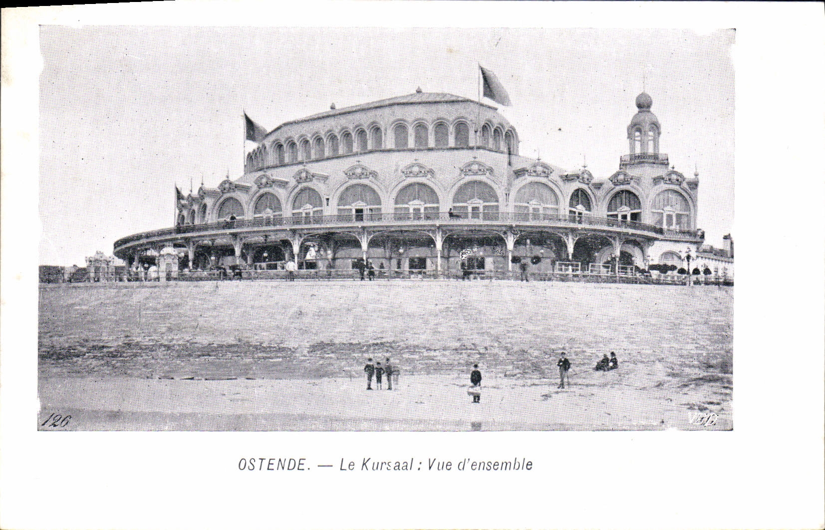 CPA Ostende Le Kursaal Vue D'Ensemble
