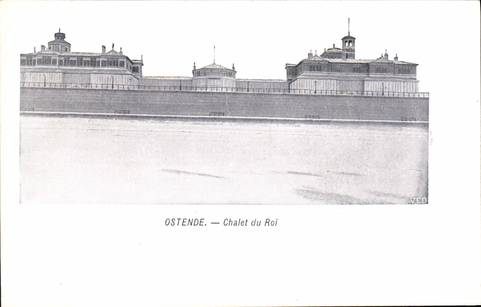 CPA Ostende Chalet Du Roi