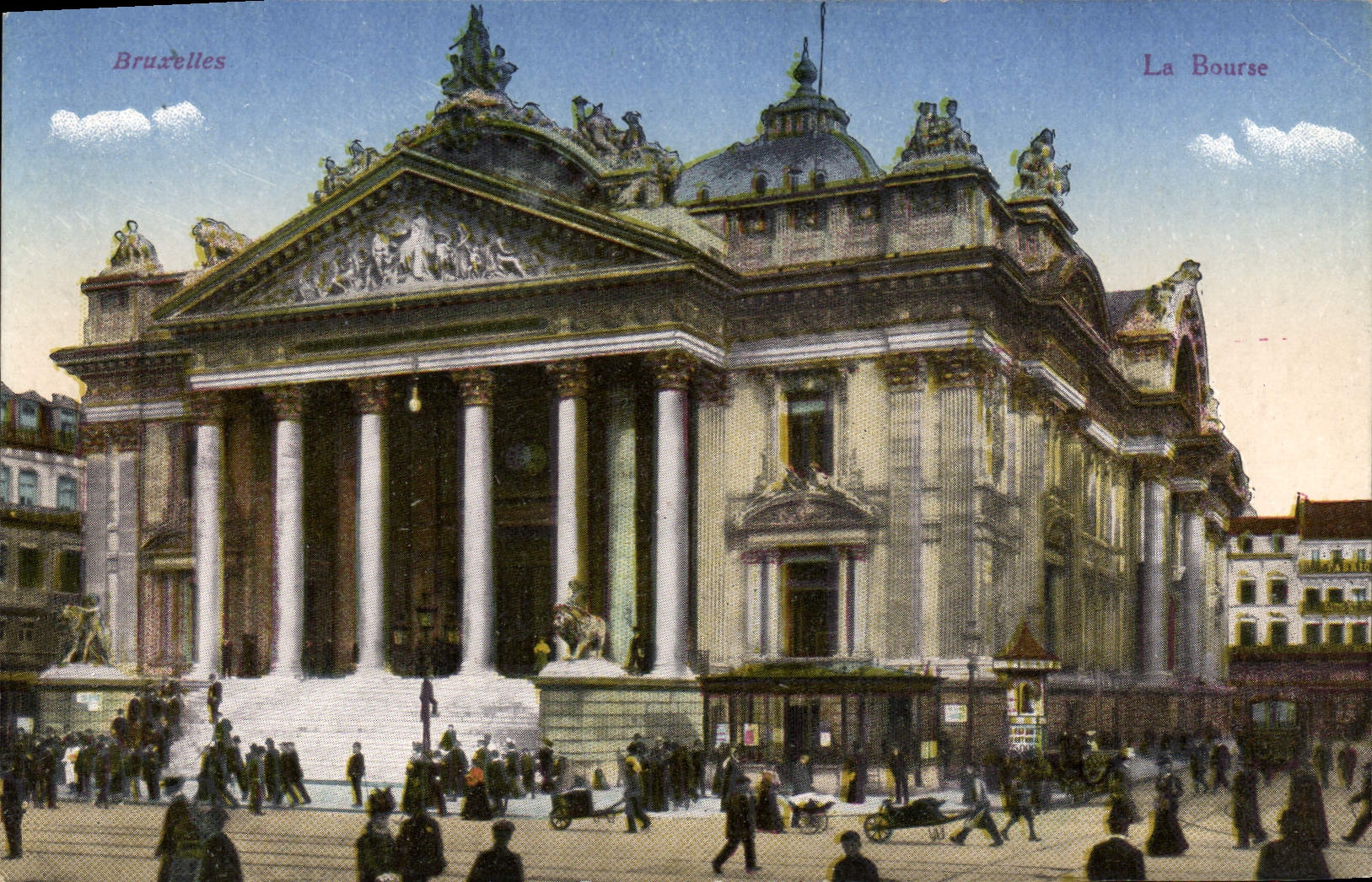 CPA Bruxelles La Bourse