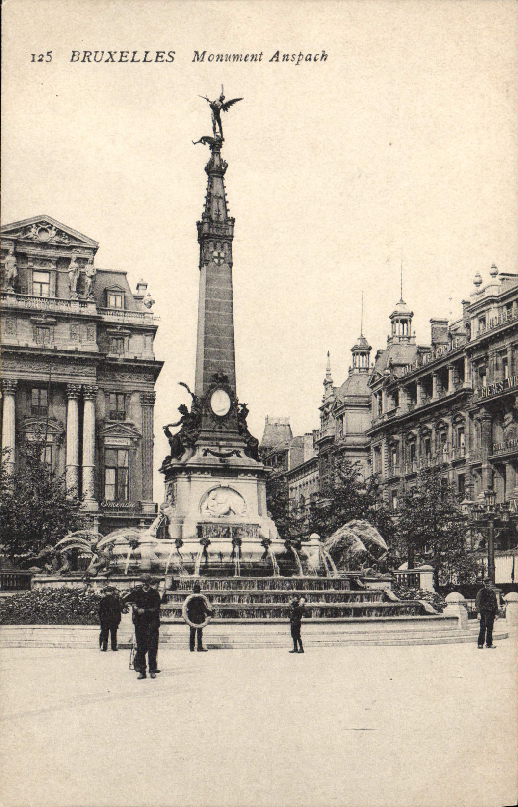 CPA Bruxelles Monument Anspach