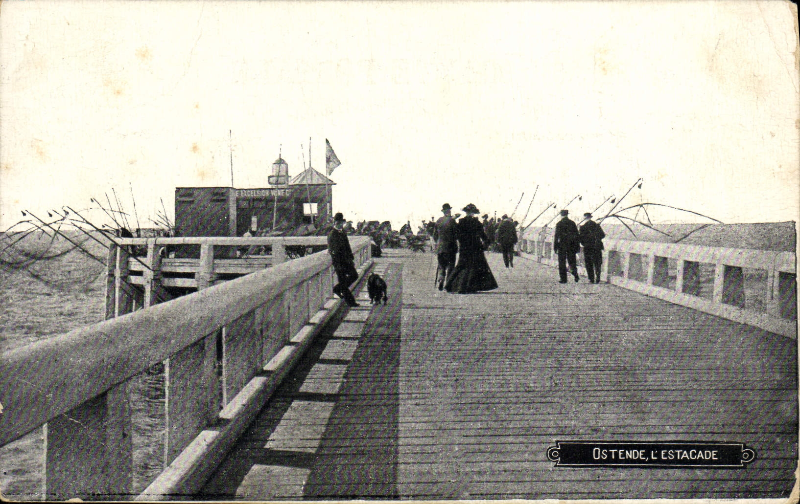 CPA Ostende L'Estacade