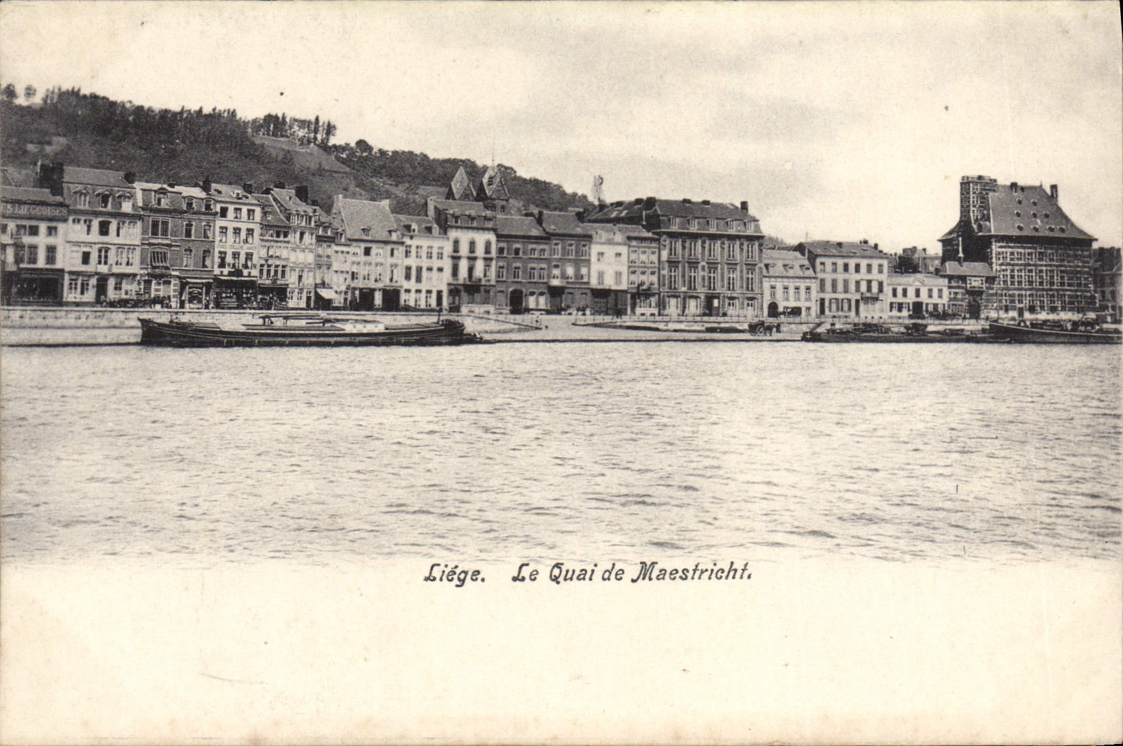 CPA Liege Le Quai De Maestricht