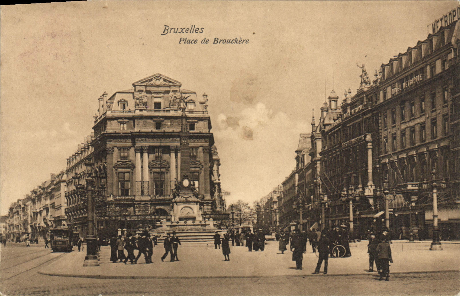 CPA Bruxelles Place De Brouckere