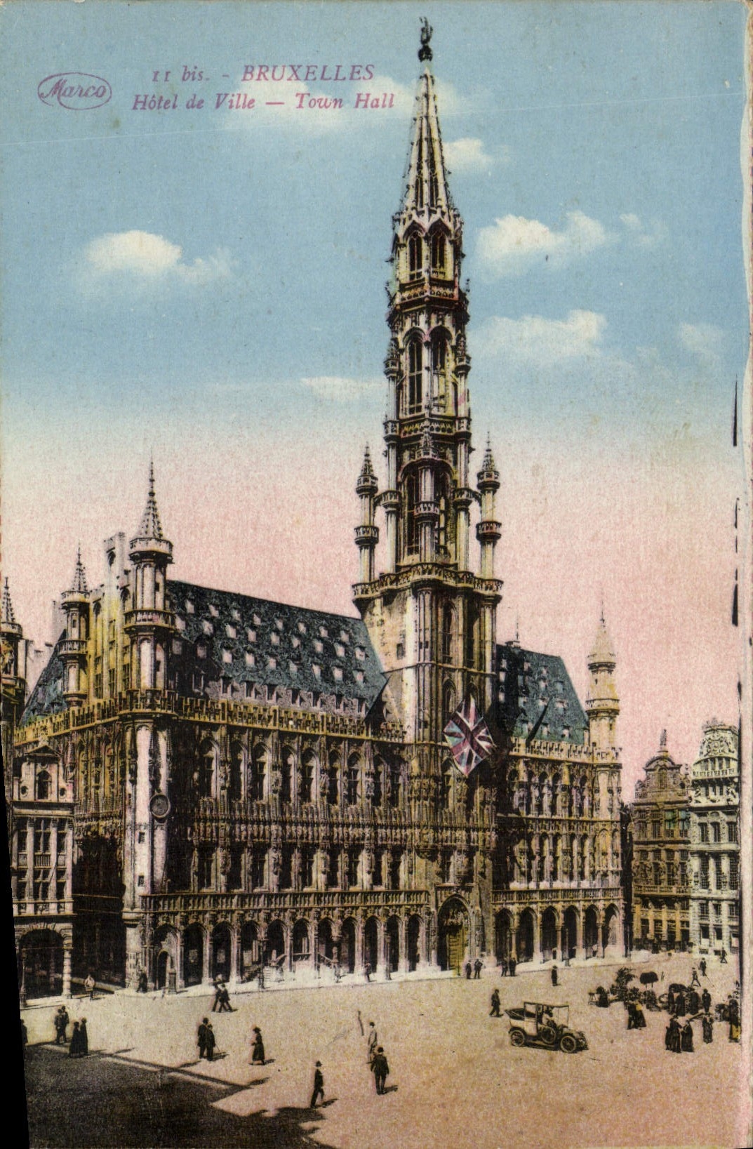 CPA Bruxelles Hotel De Ville