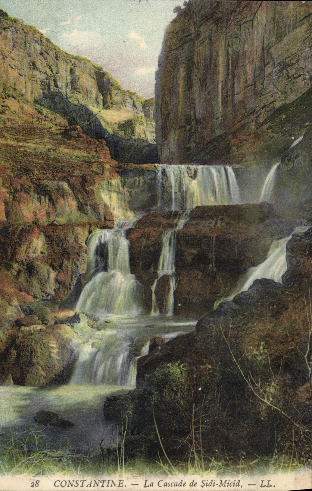 CPA Constantine La Cascade De Sidi Micid