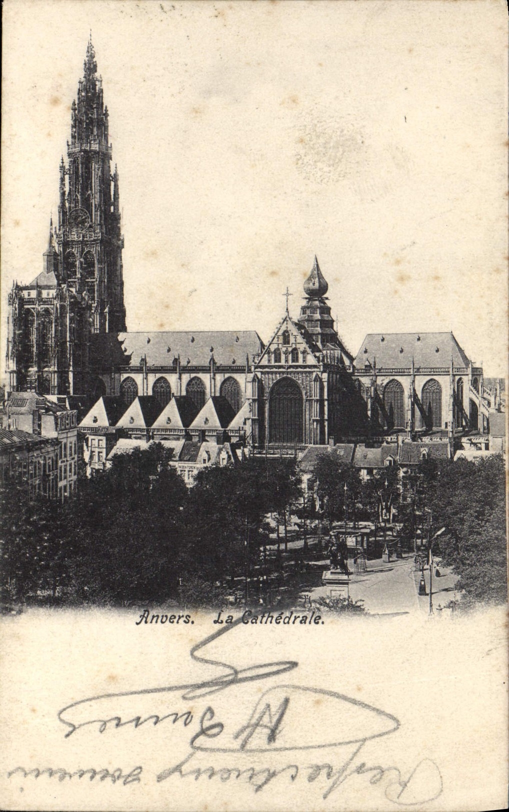 CPA Anvers La Cathedrale