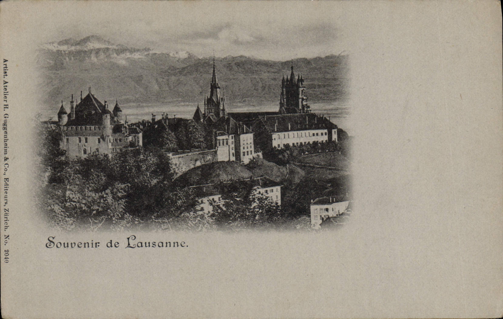 CPA Souvenir De Lausanne