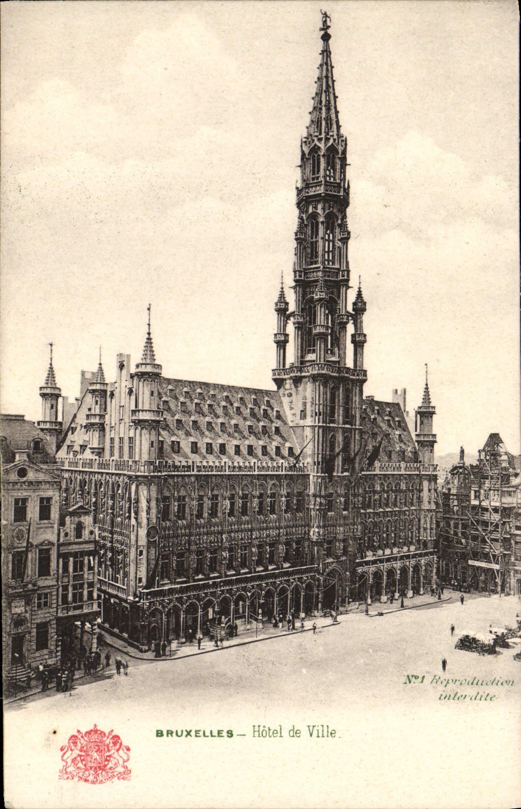 CPA Bruxelles Hotel De Ville